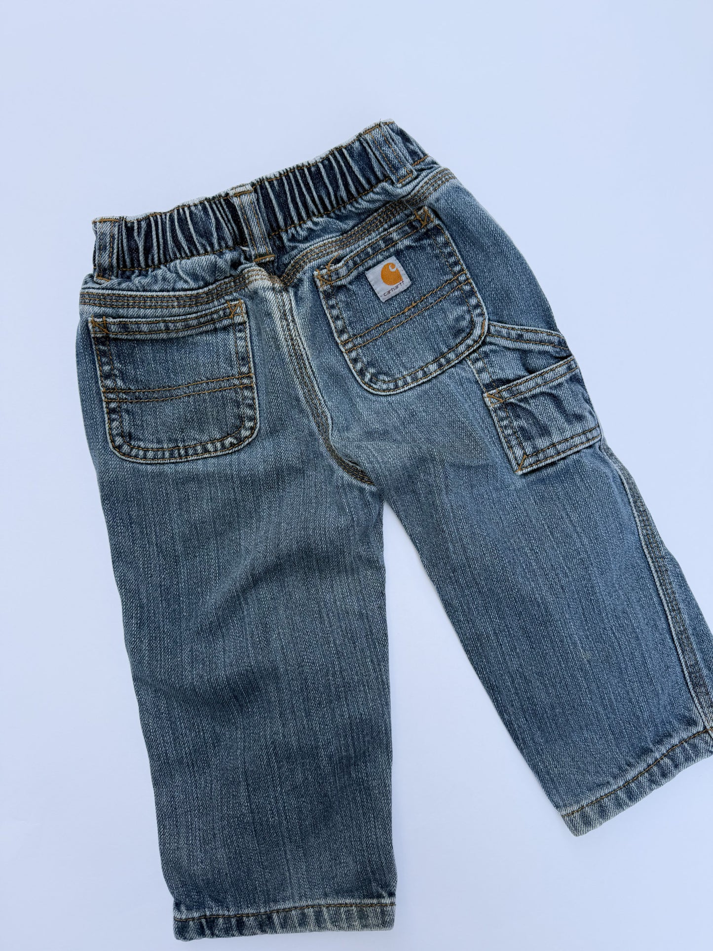 Vintage Wash Carhartt Utility Jeans - 18M