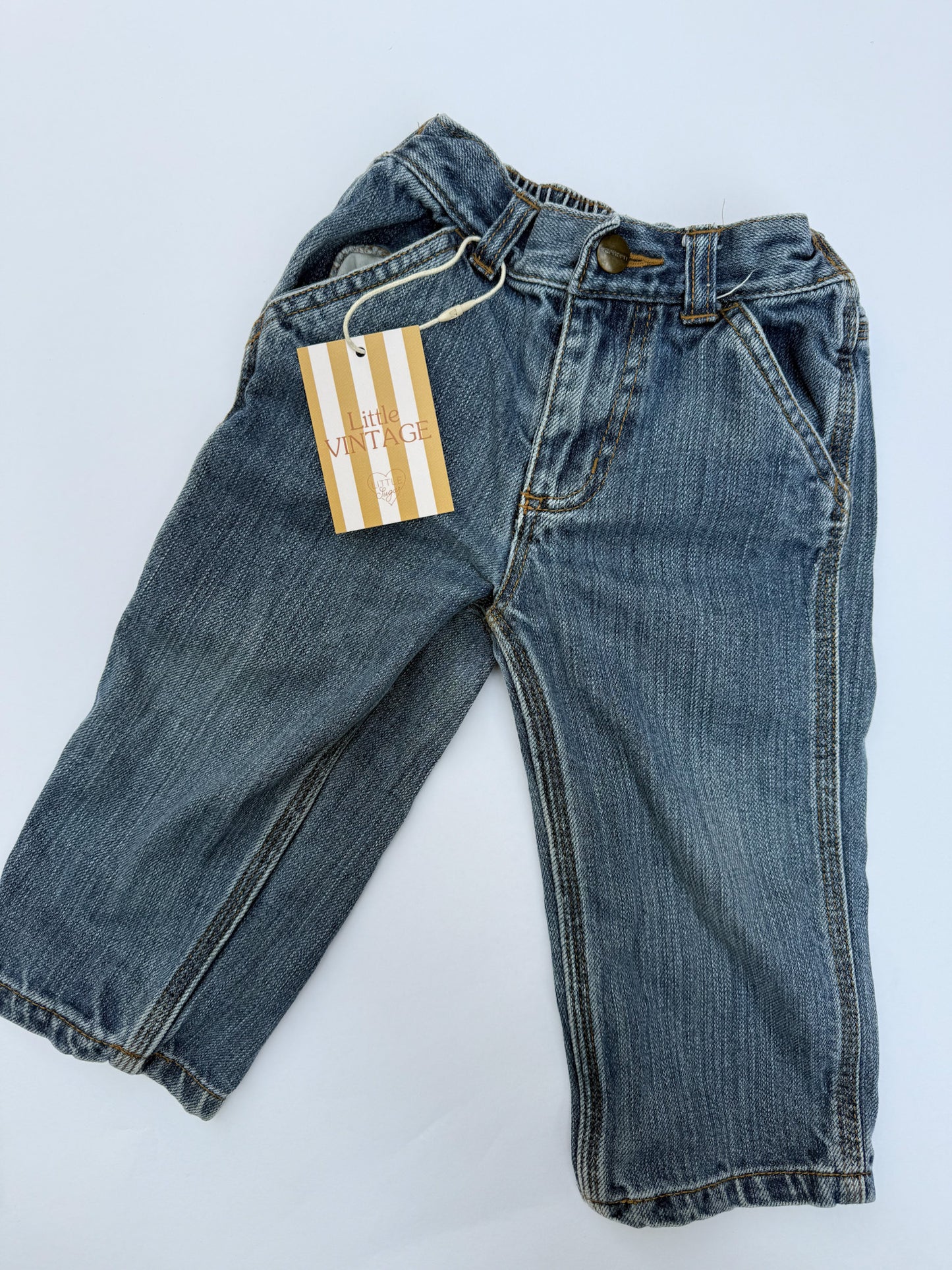 Vintage Wash Carhartt Utility Jeans - 18M