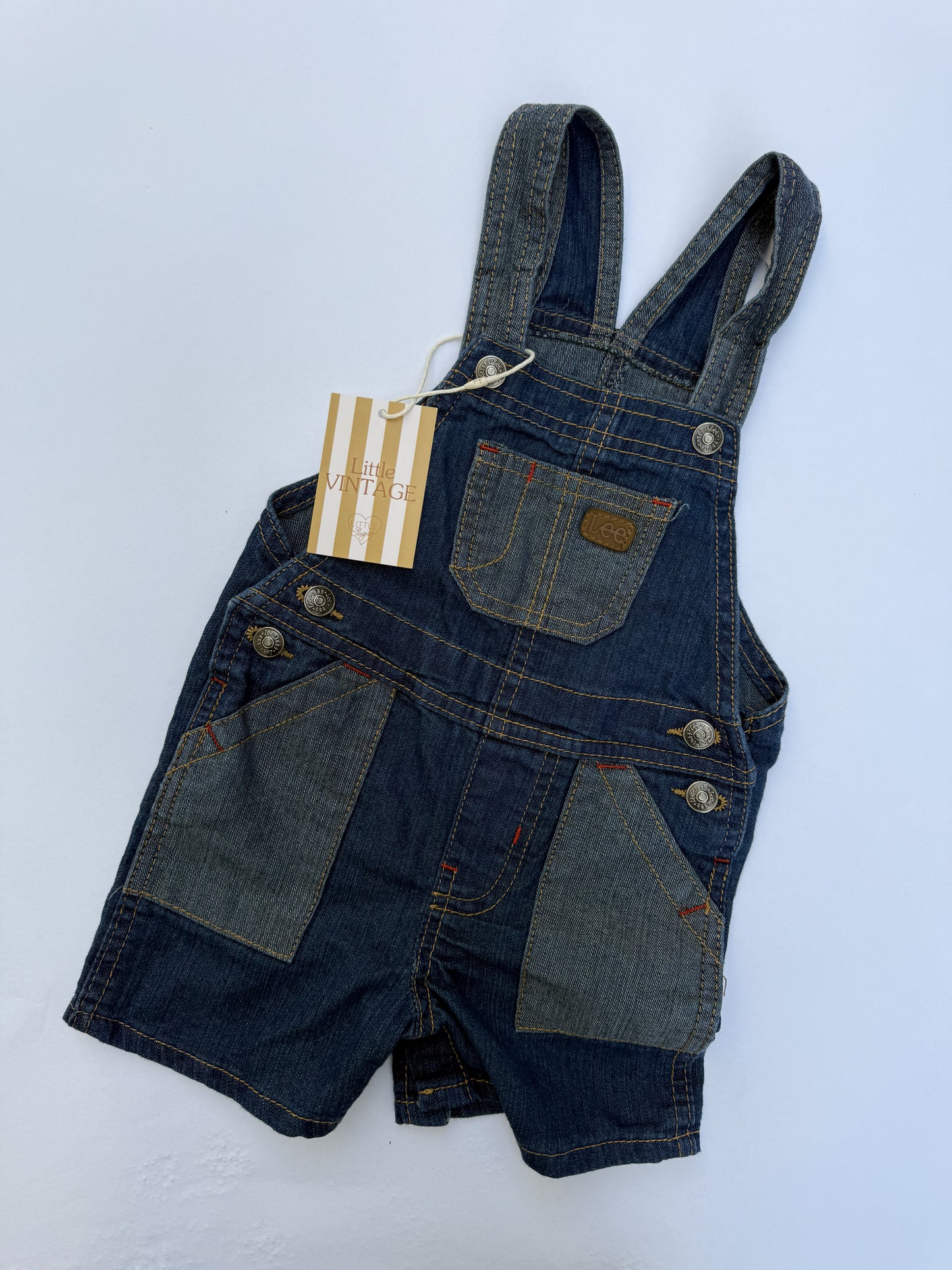 Lee Patchwork Short-alls - 12M