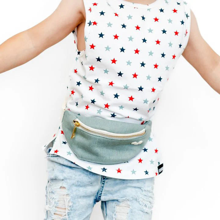 The Park Bag - Kids Denim Fanny Bag