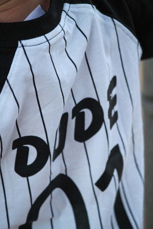 DUDE Baseball Tee