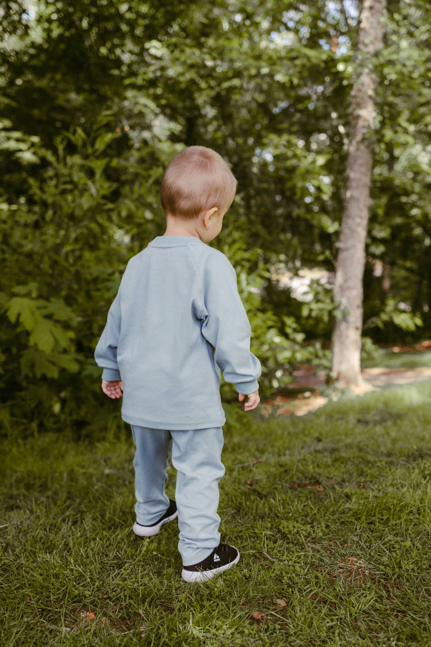 Raglan Playwear Set in Dusty Blue