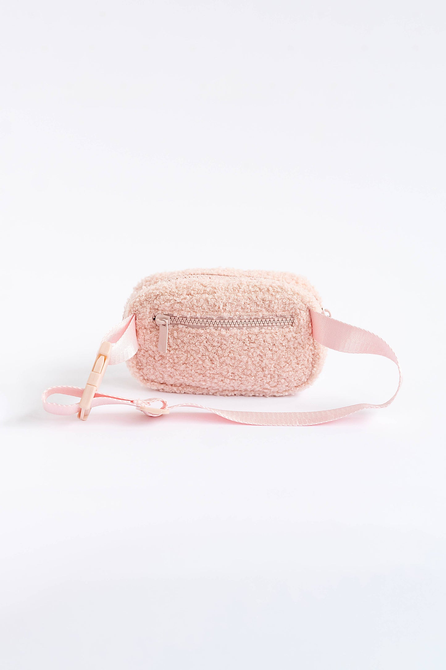 The Aspen Bag- Sherpa Light Pink Kids Belt Bag