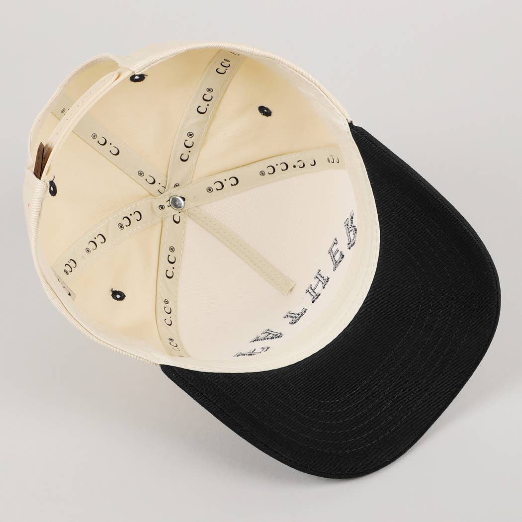 FATHER Upside Down Embroidery Two-Tone Cap