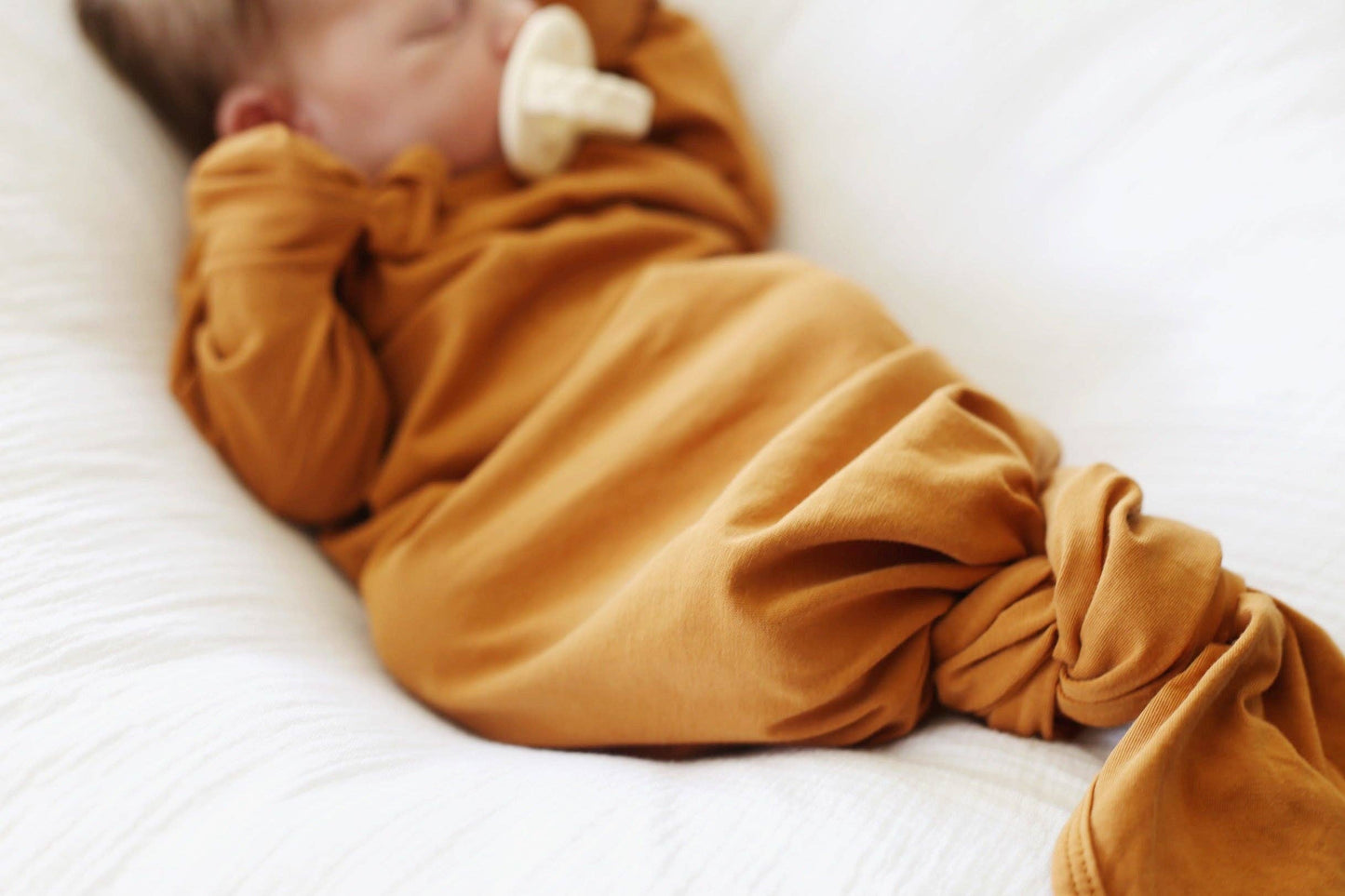 Cinnamon Cotton Knotted Gown