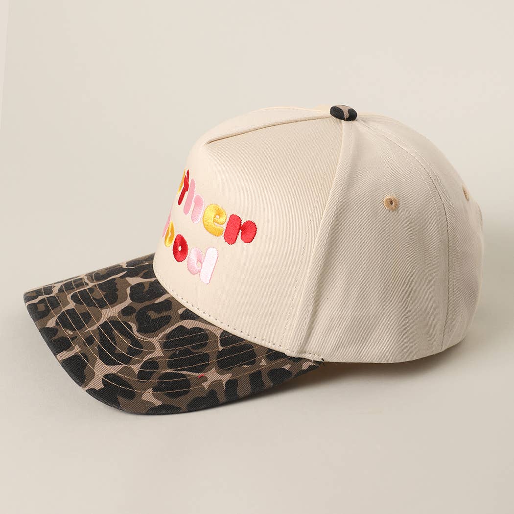 Motherhood Embroidery Two-Tone Trucker Hat