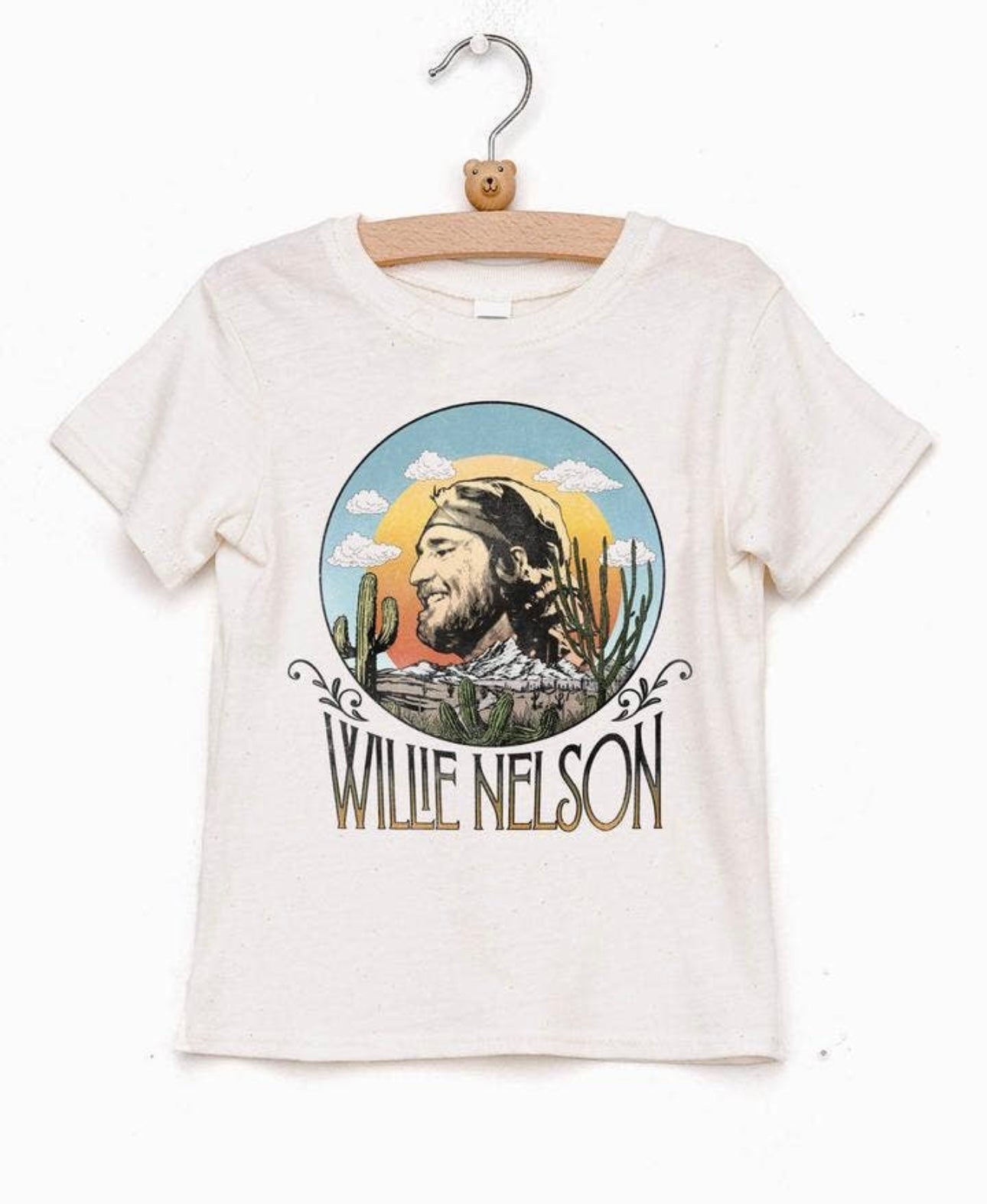 Willie Nelson In the Sky Oatmeal Licensed Band Tee